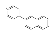 4-naphthalen-2-ylpyridine结构式