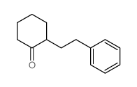 2-(2-phenylethyl)cyclohexan-1-one Structure