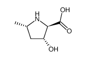 D-Proline, 3-hydroxy-5-methyl-, (2alpha,3beta,5beta)- (9CI)结构式