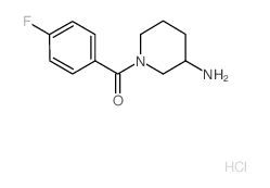 1-(4-Fluorobenzoyl)piperidin-3-amine hydrochloride Structure