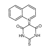 quinolinium N-(5-(2-thio)barbituric acid)ylide Structure