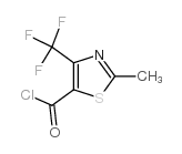 2-Methyl-4-(trifluoromethyl)-1,3-thiazole-5-carbonyl chloride Structure