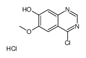 4-chloro-6-methoxy-quinazolin-7-ol hydrochloride Structure