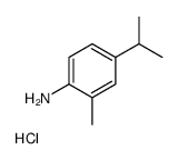 4-Isopropyl-2-methylaniline hydrochloride (1:1) Structure