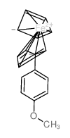 Ferrocene,(4-methoxyphenyl)- Structure