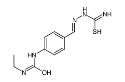 1-[4-[(Z)-(carbamothioylhydrazinylidene)methyl]phenyl]-3-ethylurea结构式