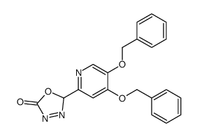 5-(4,5-bis(benzyloxy)pyridin-2-yl)-1,3,4-oxadiazol-2(5H)-one Structure