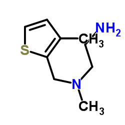 N-Methyl-N-[(3-methyl-2-thienyl)methyl]-1,2-ethanediamine结构式