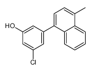 3-chloro-5-(4-methylnaphthalen-1-yl)phenol结构式