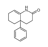 4a-Phenyl-Δ8-octahydro-chinol-2-on结构式