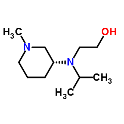 2-{Isopropyl[(3R)-1-methyl-3-piperidinyl]amino}ethanol Structure