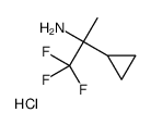 2-cyclopropyl-1,1,1-trifluoropropan-2-amine,hydrochloride图片