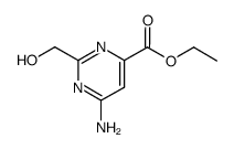 6-amino-4-(ethoxycarbonyl)-2-(hydroxymethyl)pyrimidine Structure