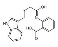 2-[4-(1H-indol-3-yl)butanoylamino]benzoic acid结构式