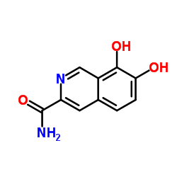 3-ISOQUINOLINECARBOXAMIDE,7,8-DIHYDROXY Structure