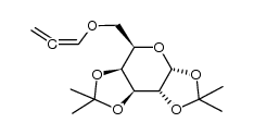 1,2:3,4-di-O-isopropylidene-6-O-(allenyl)-α-D-galactopyranoside Structure