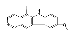 9-methoxy-1,5-dimethyl-6H-pyrido[4,3-b]carbazole Structure