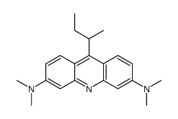 9-butan-2-yl-3-N,3-N,6-N,6-N-tetramethylacridine-3,6-diamine Structure