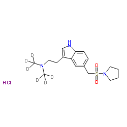 Almotriptan-d6 hydrochloride structure