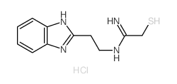 N-(2-(1H-Benzimidazol-2-yl)ethyl)-2-mercaptoethanimidamide结构式