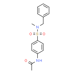 N-(4-{[benzyl(methyl)amino]sulfonyl}phenyl)acetamide Structure