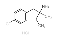 1-(4-chlorophenyl)-2-methyl-butan-2-amine structure