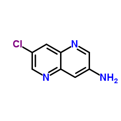 7-Chloro-1,5-naphthyridin-3-amine structure