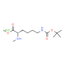 N-Me-Lys(Boc)-OMe.HCl结构式