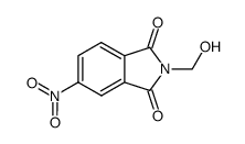 N-hydroxymethyl-3-nitrophthalimide结构式