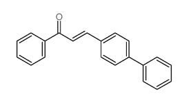 2-Propen-1-one,3-[1,1'-biphenyl]-4-yl-1-phenyl-结构式