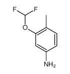 Benzenamine, 3-(difluoromethoxy)-4-methyl- (9CI) picture