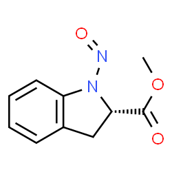 2-Indolinecarboxylicacid,1-nitroso-,methylester,(S)-(-)-(8CI) picture