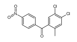 (4,5-dichloro-2-methylphenyl)-(4-nitrophenyl)methanone Structure