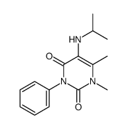 Uracil, 5-(isopropylamino)-1,6-dimethyl-3-phenyl- picture