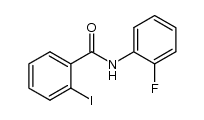 2-iodo-N-(2-fluorophenyl)benzamide结构式