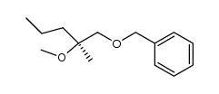 ((((2S)-2-methoxy-2-methylpentyl)oxy)methyl)benzene Structure