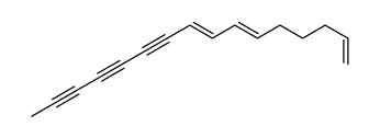 hexadeca-1,6,8-trien-10,12,14-triyne Structure