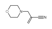 2-(MORPHOLINOMETHYL)ACRYLONITRILE structure