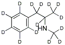 (+/-)-METHAMPHETAMINE-D14 Structure