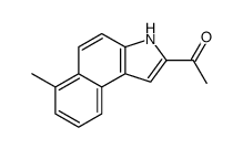 1-(6-methyl-3H-benzo[e]indol-2-yl)ethanone Structure