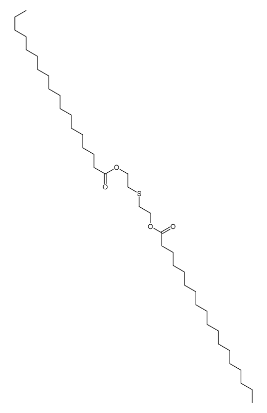 2-(2-octadecanoyloxyethylsulfanyl)ethyl octadecanoate结构式