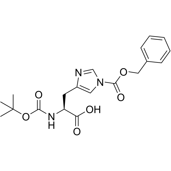 N-Boc-1-苄氧羰基-L-组氨酸图片