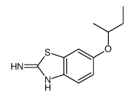 2-Benzothiazolamine,6-(1-methylpropoxy)-(9CI)结构式