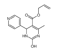 5-Pyrimidinecarboxylicacid,1,2,3,4-tetrahydro-6-methyl-2-oxo-4-(4-pyridinyl)-,2-propenylester(9CI) structure