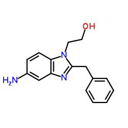 2-(5-Amino-2-benzyl-1H-benzimidazol-1-yl)ethanol结构式