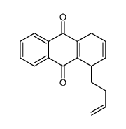 1-but-3-enyl-1,4-dihydroanthracene-9,10-dione Structure