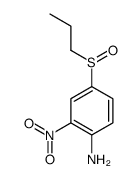 2-nitro-4-propylsulfinylaniline结构式