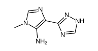 3-methyl-5-(1H-1,2,4-triazol-5-yl)imidazol-4-amine Structure