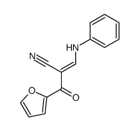 3-anilino-2-(furan-2-carbonyl)-acrylonitrile Structure