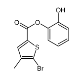 (2-hydroxyphenyl) 5-bromo-4-methylthiophene-2-carboxylate结构式